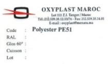 OXYPLAST POLYESTER PE 51