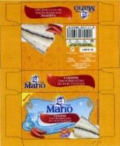 MARIO SARDINE CON PERERONCINO ALL'OLIO VEGETALE