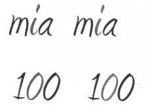 MIA 100 MIA 100