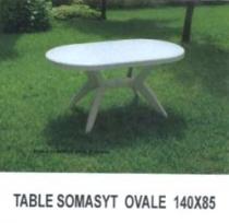 TABLE SOMASYT OVALE 140X85