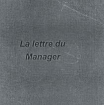 LA LETTRE DU MANAGER