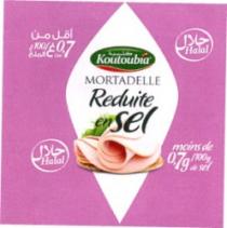 KOUTOUBIA MORTADELLE REDUITE EN SEL