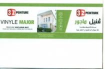 3Z PEINTURE VINYLE MAJOR (PEINTURE VINYLIQUE MAT POUR LES TRAVAUX L'INTERIEUR ET EXTERIEUR)