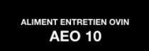 ALIMENT ENTRETIEN OVIN - AEO 10