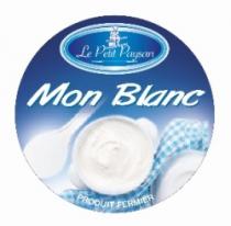 LE PETIT PAYSAN MON BLANC