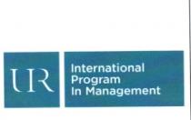 INTERNATIONAL PROGRAM IN MANAGEMENT