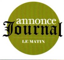 ANNONCES JOURNAL LE MATIN