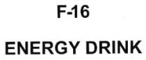 F-16 ENERGY DRINK