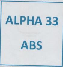 ALPHA 33 ABS