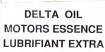 DELTA OIL MOTORS ESSENCE LUBRIFIANT EXTRA