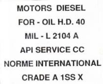 MOTORS DIESEL