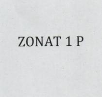 ZONAT 1 P .