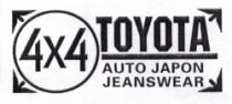 TOYOTA 4X4 AUTO JAPON JEANSWEAR