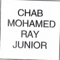 chab mohamed ray junior