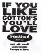 IF YOU LIKE COTTON'S YOU'LL LOVE/FESTIVAL JUNIOR