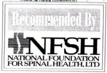 RECOMMENDED BY NFSH NATIONAL FOUNDATION FOR SPINAL HEALTH LTD