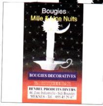 BOUGIES MILLE & UNE NUIT