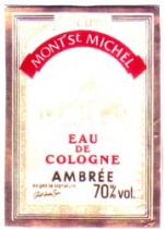 MONT St MICHEL EAU DE COLOGNE AMBREE