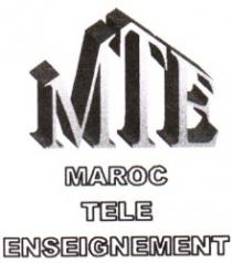 MTE MAROC TELE ENSEIGNEMENT