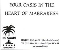 YOUR OASIS IN THE HEART OF MARRAKESH