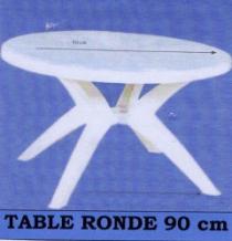 TABLE RONDE 90 CM