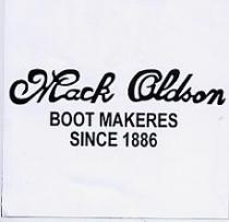 MACK OLDSON BOOT MAKERES SINCE 1886