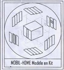 MOBIL-HOME MODÈLE EN KIT
