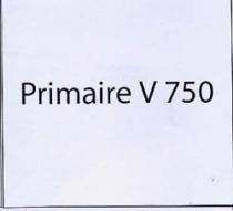 PRIMAIRE V 750