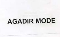 AGADIR MODE