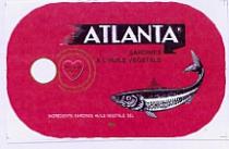 ATLANTA SARDINES À L'HUILE VÉGÉTALE