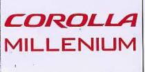 COROLLA MILLENIUM