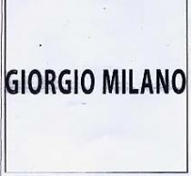 GIORGIO MILANO