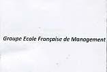 GROUPE ECOLE FRANÇAISE DE MANAGEMENT