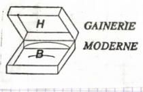 H B / GAINERIE MODERNE