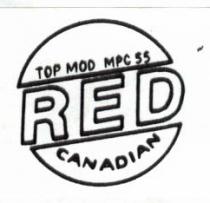 TOP MOD MPC 55 - RED CANADIAN