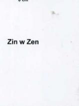 Zin w Zen