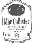 MAC CALLISTER