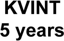 KVINT 5 years