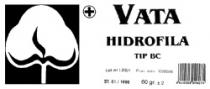 VATA HIDROFILA TIP BC