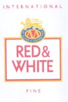 RED & WHITE INTERNATIONAL FINE 20 CLASS A CIGARETTES