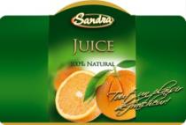 SANDRA JUICE 100% NATURAL TOUT UN PLAISIR DE FRAICHEUR