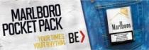 MARLBORO POCKET PACK, YOUR TIMES YOUR RHYTHM BE GOLD ORIGINAL