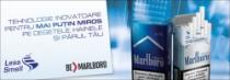 MARLBORO TOUCH LESS SMELL BE MARLBORO TEHNOLOGIE INOVATOARE PENTRU MAI PUŢIN MIROS PE DEGETELE HAINELE ŞI PĂRUL TĂU