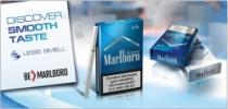 MARLBORO MICRO DISCOVER SMOOTH TASTE LESS SMELL BE MARLBORO