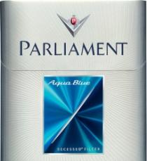 P PARLIAMENT AQUA BLUE RECESSED FILTER