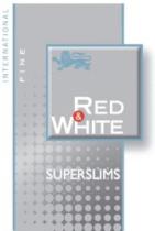RED & WHITE SUPERSLIMS INTERNATIONAL FINE