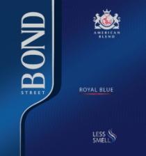 BOND STREET AMERICAN BLEND ROYAL BLUE LESS SMELL