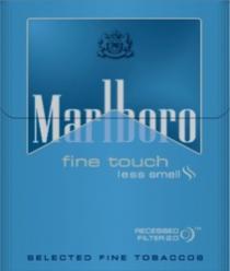 PM MARLBORO FINE TOUCH LESS SMELL RECESSED FILTER 20 SELECTED FINE TOBACCOS