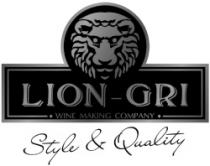 LION GRI WINE MAKING COMPANY STYLE & QUALITY