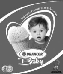 DRANCOR BABY ÎNGHEŢATĂ PLOMBIR ÎN PAHAR DULCE